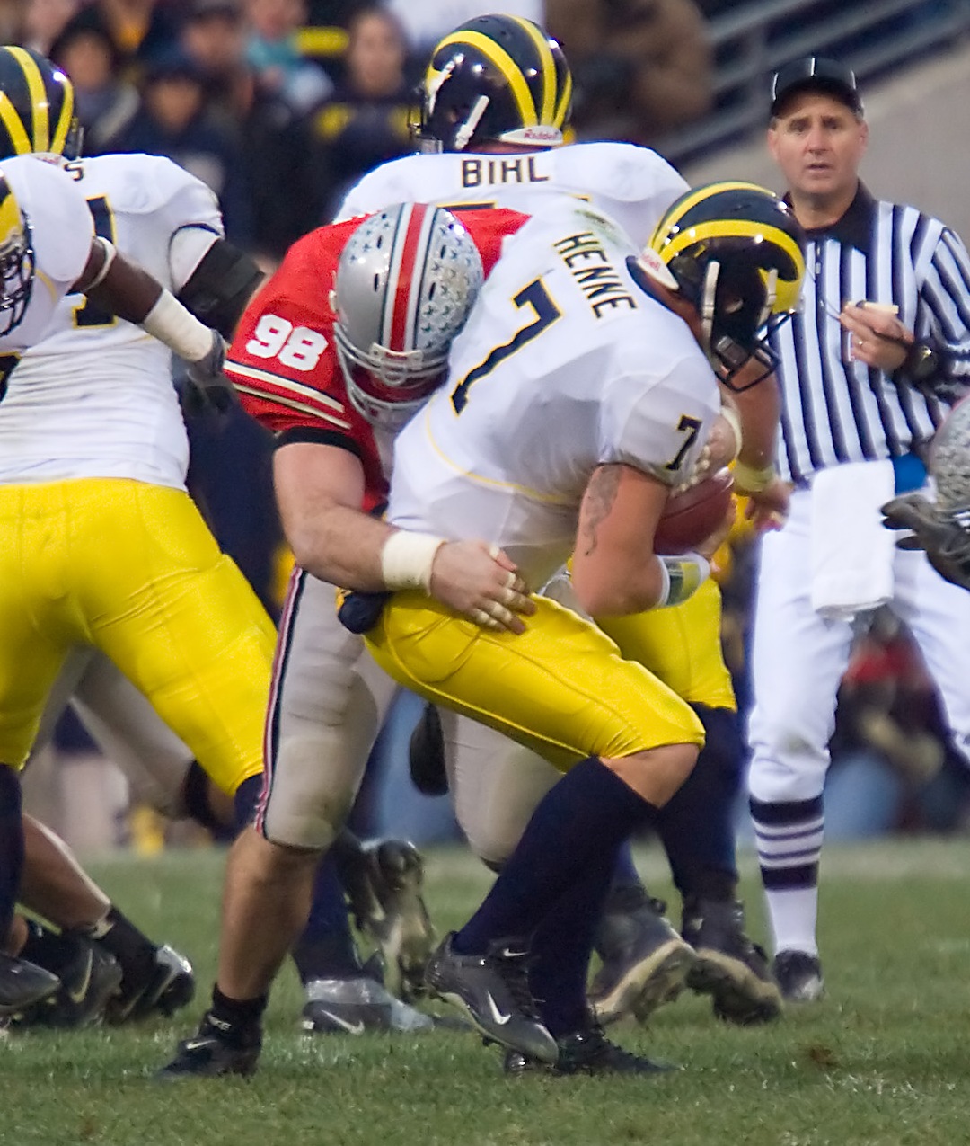 Joel Penton Michigan Sack